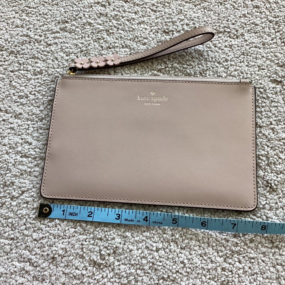 Dusty Pink Kate Spade Leather Wristlet